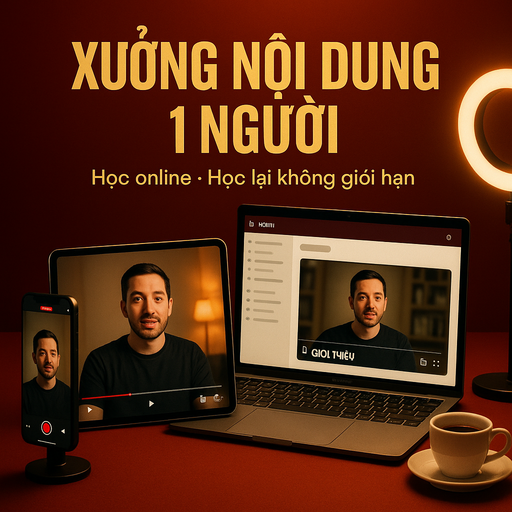 Khóa Xưởng Nội Dung 1 Người